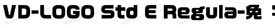 VD-LOGO Std E Regula字体转换
